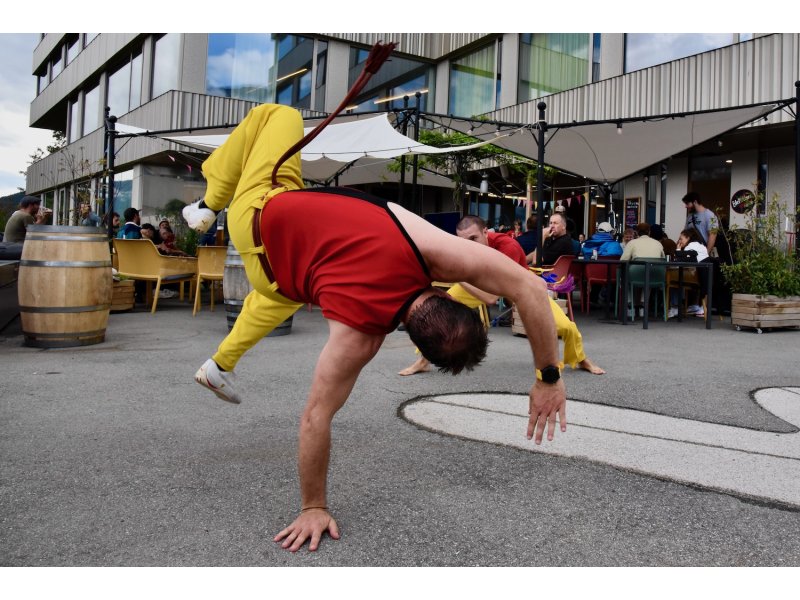 Rencontre de Capoeira de fin d'année les 14-15 juin 2024  Démonstration au Tandem Café — 2