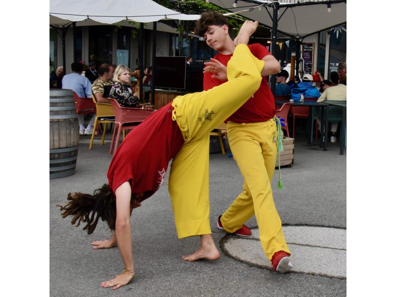 Rencontre de Capoeira de fin d'année les 14-15 juin 2024  Démonstration au Tandem Café — 24