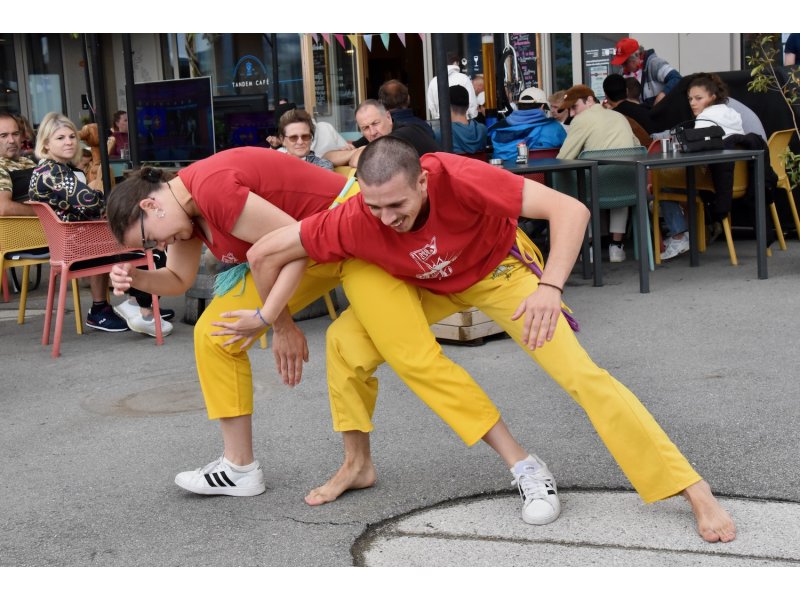 Rencontre de Capoeira de fin d'année les 14-15 juin 2024  Démonstration au Tandem Café — 16