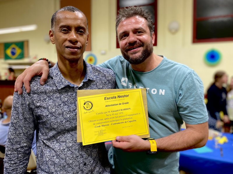 Remise du titre de Contramestre à Gérard à Reims, en France — 13